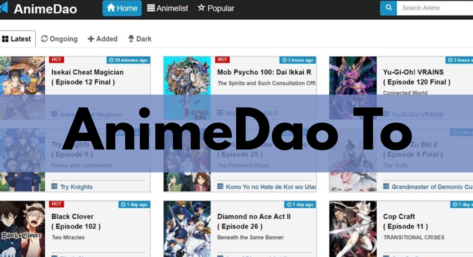 Animedao shut down