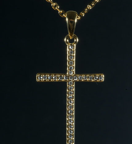 Masculine Grace: Diamond Cross Pendants for Men